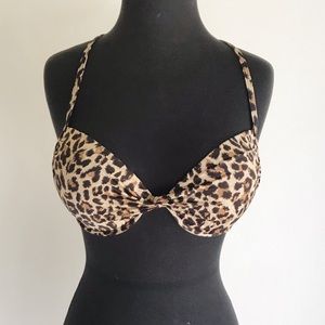 Victoria's Secret 36C Push-Up Bikini Cheetah Print